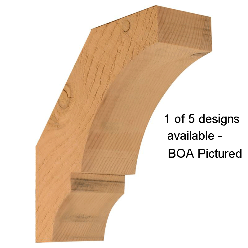 Rustic Solid Wood Brace