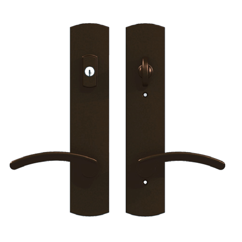 Curved MultiPointe Hardware Lever Set