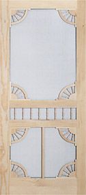 B&B Wood Products Inc - Screen Doors: Wood